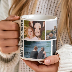 Beste Freunde 7 Foto-Collage Kaffeetasse