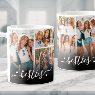 Beste Freunde beste Freundinnen Fotocollage Kaffeetasse