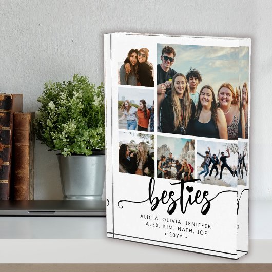 Beste Freunde beste Freundinnen modernes Collage-A Fotoblock
