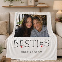 Beste Freunde Bestie Herz-Typografie Foto