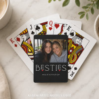 Beste Freunde Bestie Herz-Typografie Schwarzes Fot