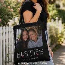 Beste Freunde Bestie Herz-Typografie Schwarzes Fot