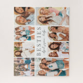 Beste Freunde Besties Foto-Collage Puzzle (Vertikal)