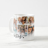 Beste Freunde Besties Foto Kaffeetasse (Vorderseite Links)