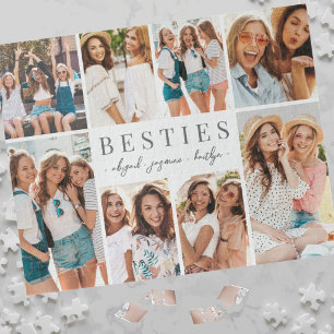 Beste Freunde Besties Fotocollage Puzzle
