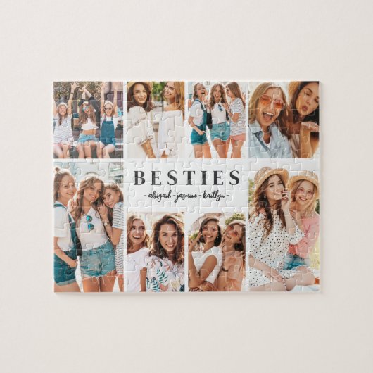 Beste Freunde BFF Foto Puzzle (Horizontal)