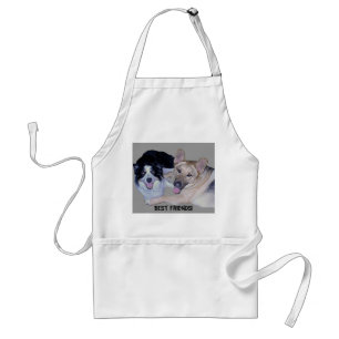 Beste Freunde Border Collie & Deutscher Schäferhun Schürze
