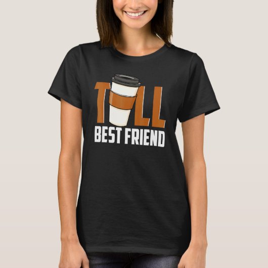 Beste Freunde Coffee Designs Designs T-Shirt (Vorderseite)