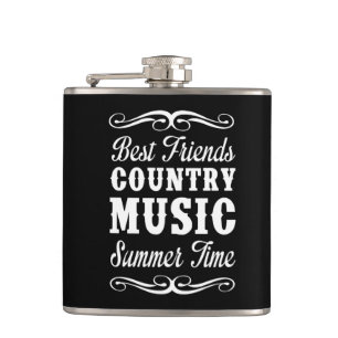 Beste Freunde, Countrymusik, Sommerzeit Flachmann