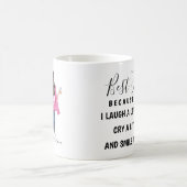 Beste Freunde Custom Haar BFF Besties Freundschaft Kaffeetasse (Mittel)