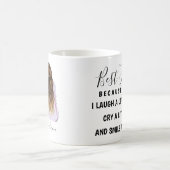 Beste Freunde Custom Haar BFF Besties Freundschaft Kaffeetasse (Mittel)