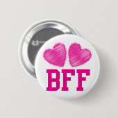 Beste Freunde der BESTEN FREUNDIN für immer!!! Button (Vorne & Hinten)