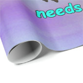 Beste Freunde, die Papper einwickeln Geschenkpapier (Rolleneckpunkt)