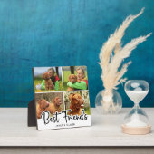 Beste Freunde Dog White Foto Collage Fotoplatte (InSitu)