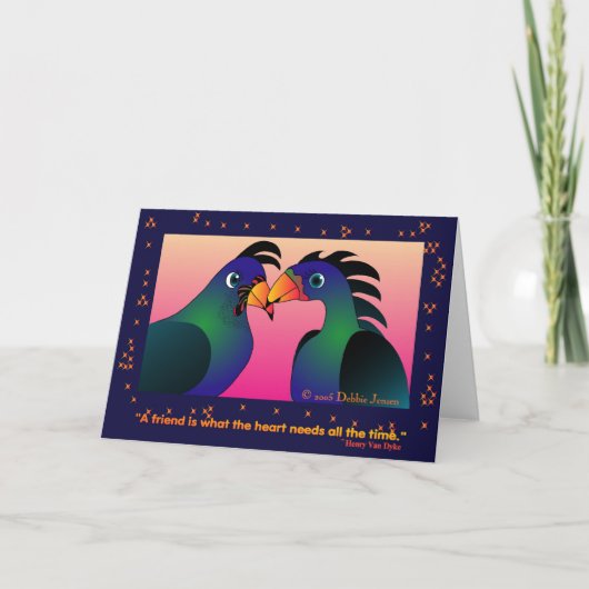 Beste Freunde durch Debbie Jensen Karte (Vorderseite)