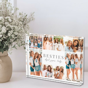 Beste Freunde Elegante BFF-Collage-Foto Fotoblock