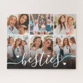 Beste Freunde Elegante BFF-Collage-Foto Puzzle (Horizontal)