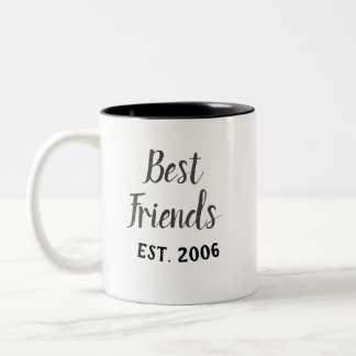 Beste Freunde etablierte Tasse