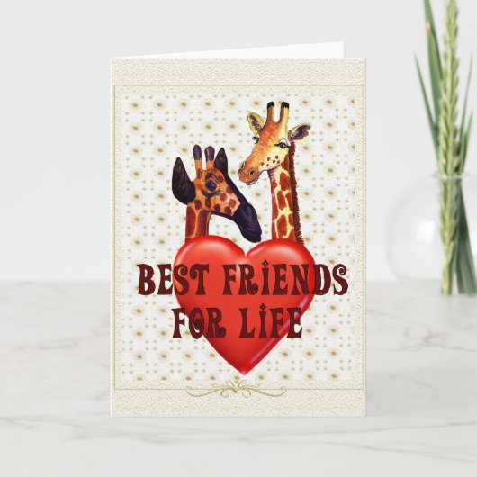Beste Freunde Feiertagskarte (Vorderseite)