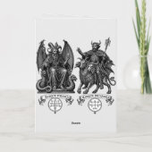 Beste Freunde Forneus und Decarabia Karte (Rückseite)