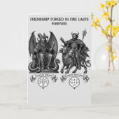 Beste Freunde Forneus und Decarabia Karte (Gelbe Blume)