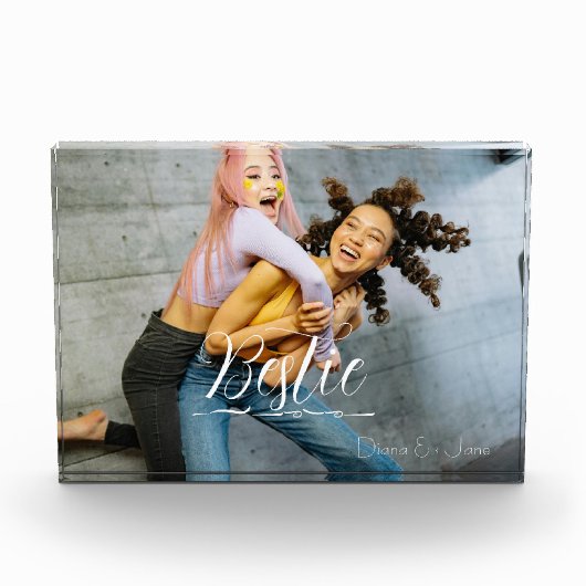 Beste-Freunde-Foto-Block Fotoblock (Vorderseite)