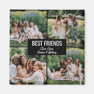 Beste Freunde Foto-Collage Magnet