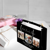 Beste Freunde Foto ernennt schwarze Eleganz Geburt Große Geschenktüte