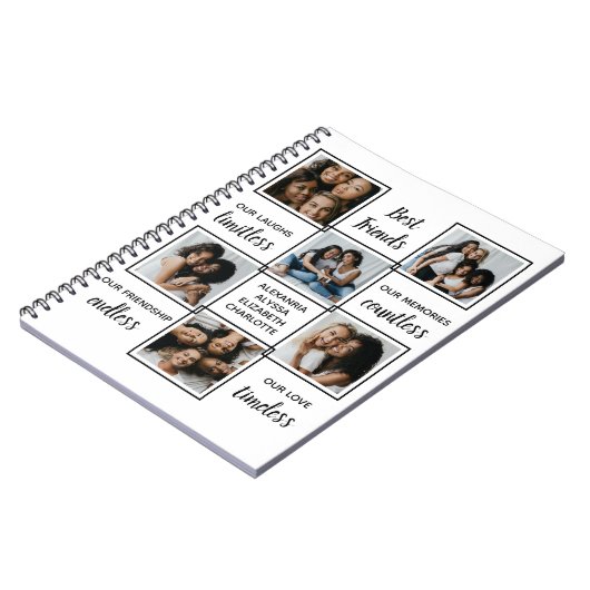 Beste Freunde Freundschaft Geschenk Einzigartiges Notizblock (Linke Seite)