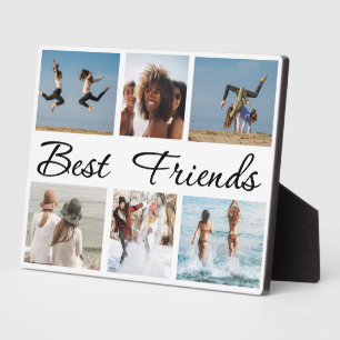 Beste Freunde Freundschaft Six FotoCollage Fotoplatte