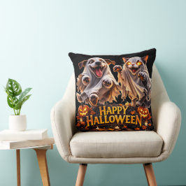 Beste Freunde frohe Halloween-Dekoration Kissen