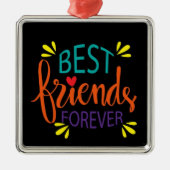 **BESTE FREUNDE FÜR DEN FALL** METAL ORNAMENT AUS METALL (Vorne)