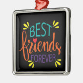 **BESTE FREUNDE FÜR DEN FALL** METAL ORNAMENT AUS METALL (Links)