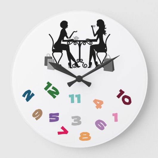 ***BESTE FREUNDE FÜR DEN FRÜHER*** FREUNDSCHAFTSKL GROßE WANDUHR (Vorderseite)