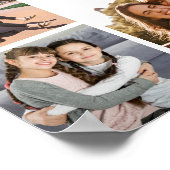 Beste Freunde für immer 10 Foto Collage benutzerde Poster (Ecke)