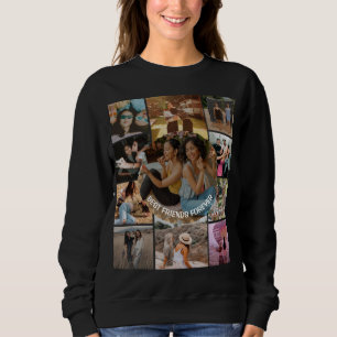 Beste Freunde für immer 11 Fotocollage Freundschaf Sweatshirt