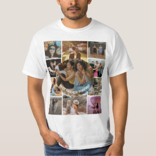 Beste Freunde für immer 11 Fotocollage Freundschaf T-Shirt