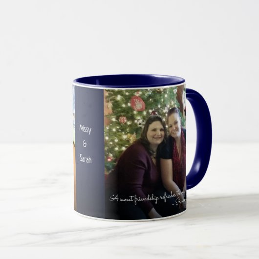 Beste Freunde für immer 2 FotoScripture Tasse (VorderseiteRechts)