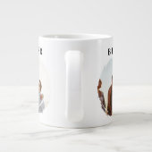 Beste Freunde für immer 3 Foto Collage Brush Jumbo-Tasse (Rückseite)