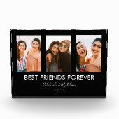 Beste Freunde für immer 3 Foto Collage Geschenk (Vorderseite)