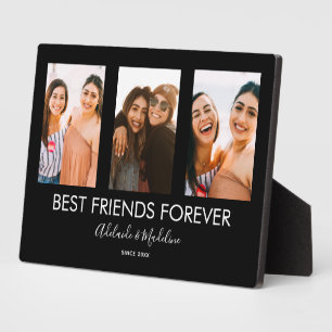 Beste Freunde für immer 3 Foto Collage Geschenk Fotoplatte