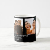 Beste Freunde für immer 3 Foto Collage Geschenk Kaffeetasse (VorderseiteRechts)