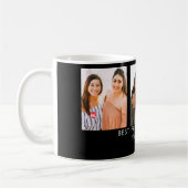 Beste Freunde für immer 3 Foto Collage Geschenk Kaffeetasse (Links)