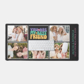 Beste Freunde für immer 5 Bilder Retro Schreibtischunterlage (Tastatur & Maus)