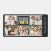 Beste Freunde für immer 5 Bilder Retro Schreibtischunterlage (Vorderseite)