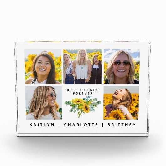 Beste Freunde für immer 5 Fotocollage Block (Vorderseite)