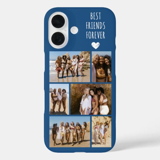 Beste Freunde für immer 6 Foto Blau Case-Mate iPhone Hülle (Rückseite)