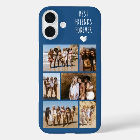 Beste Freunde für immer 6 Foto Blau Case-Mate iPhone Hülle (Rückseite)