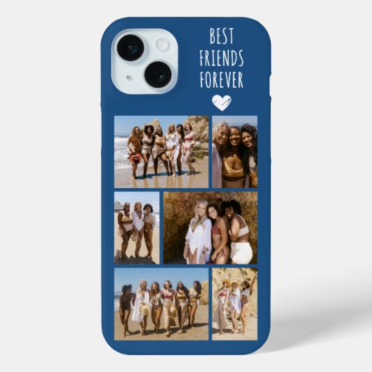 Beste Freunde für immer 6 Foto Blau Case-Mate iPhone Hülle (Rückseite)