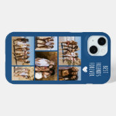 Beste Freunde für immer 6 Foto Blau Case-Mate iPhone Hülle (Rückseite (Horizontal))